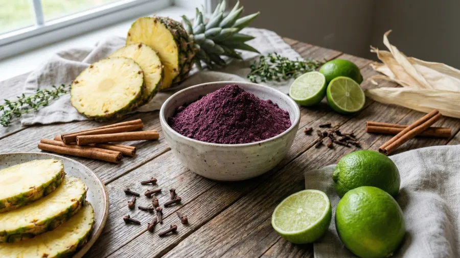 Recept: Chicha Morada – Peruánsky elixír zdravia, ktorý chutí ako Vianoce v pohári