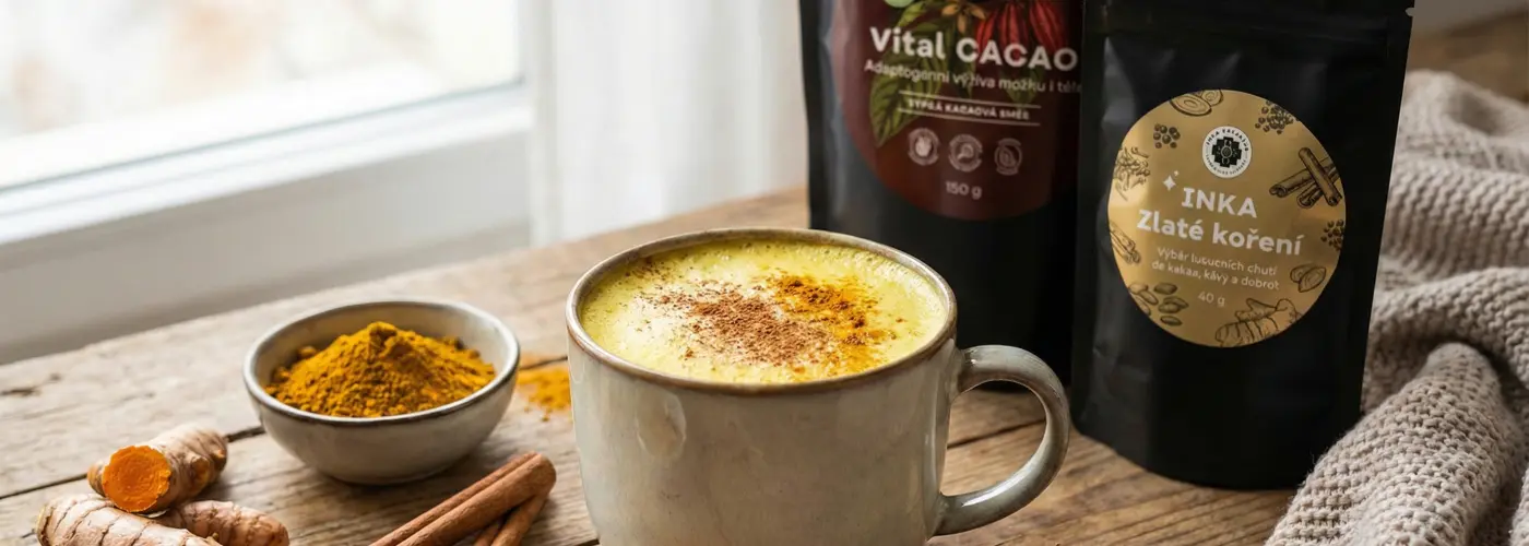 Zlaté mlieko recept: Amazonský elixír s kurkumou a ceremoniálnym kakaom