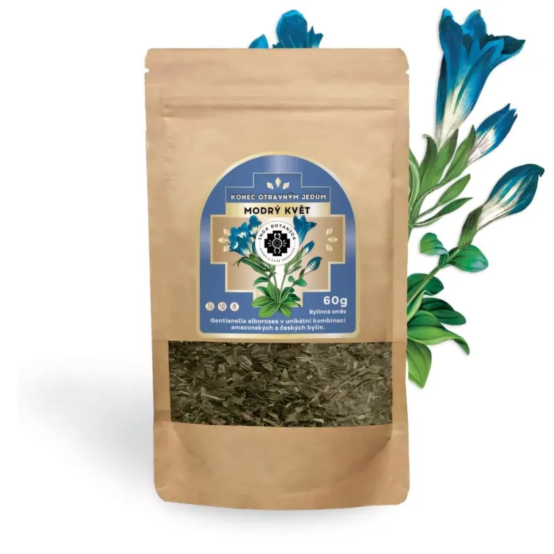 Modrý kvet - pre silnú detoxikáciu