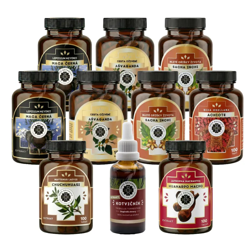 Prírodné bylinky na potenciu, testosterón a mužskú vitalitu