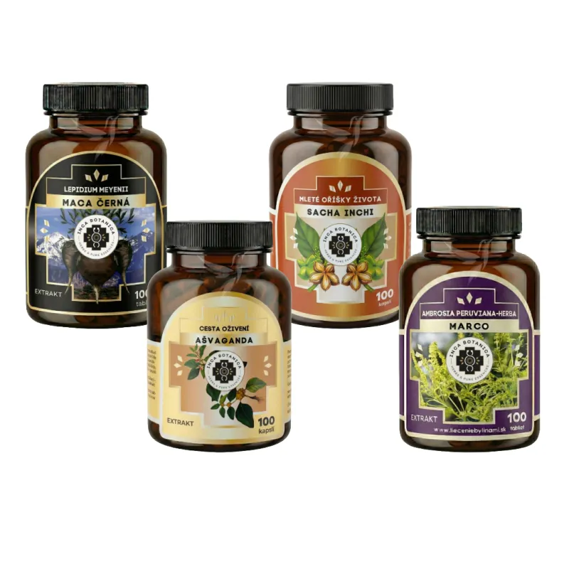 Bylinky na pamäť, koncentráciu a únavu (Komplexná kúra)