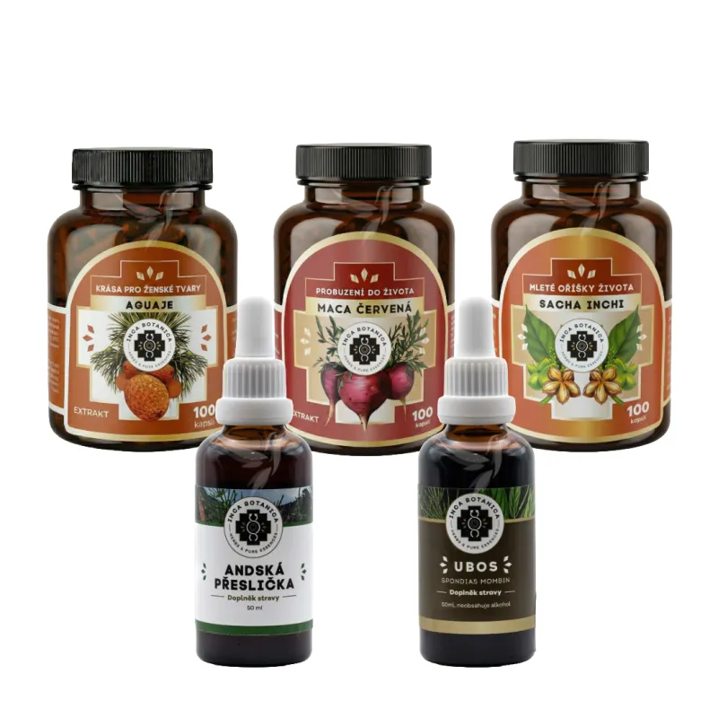 Prírodné bylinky na menopauzu a menštruáciu (Komplexná kúra)
