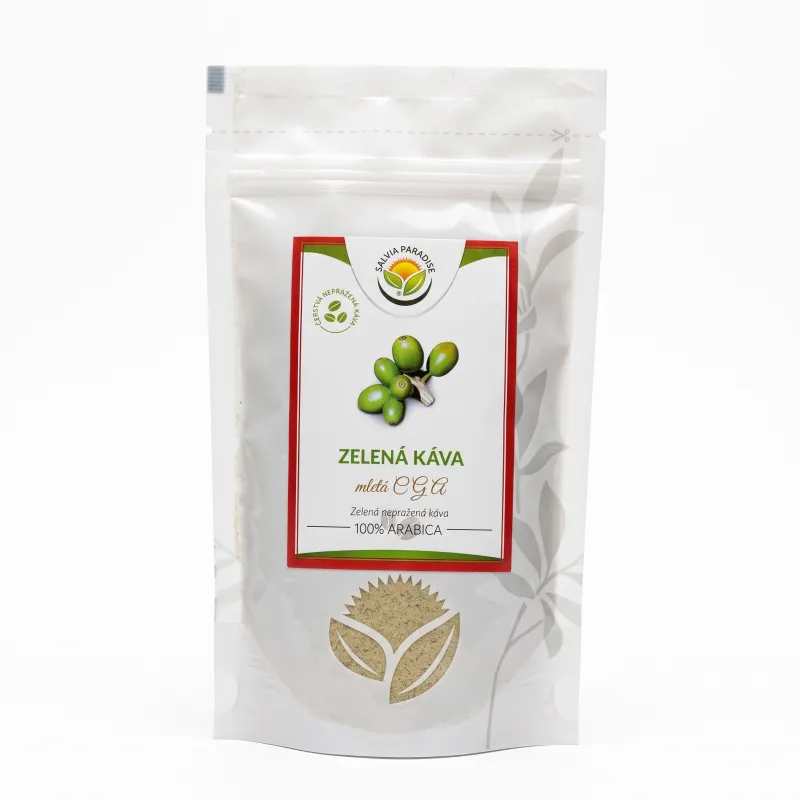 Zelená káva – nepražené kávové zrná Arabica
