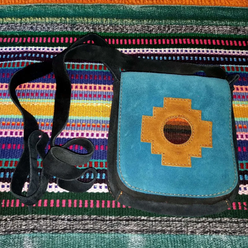 Pánska kožená crossbody taška