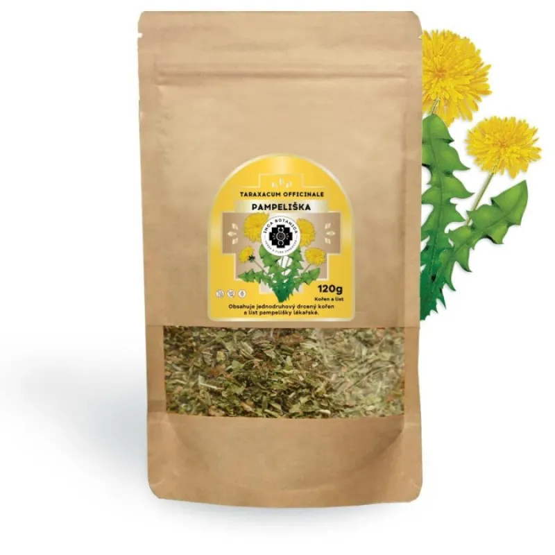 Púpava lekárska – čaj (Taraxacum officinale – list a koreň)