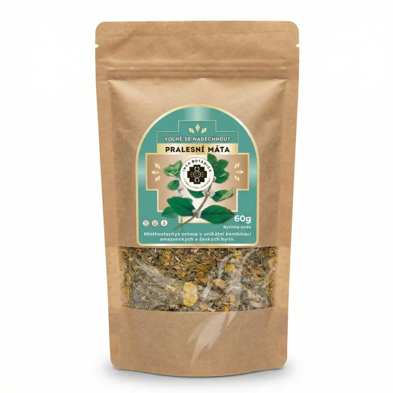 Pralesná mäta - bylinná zmes (alternatíva - čaj Respiro)