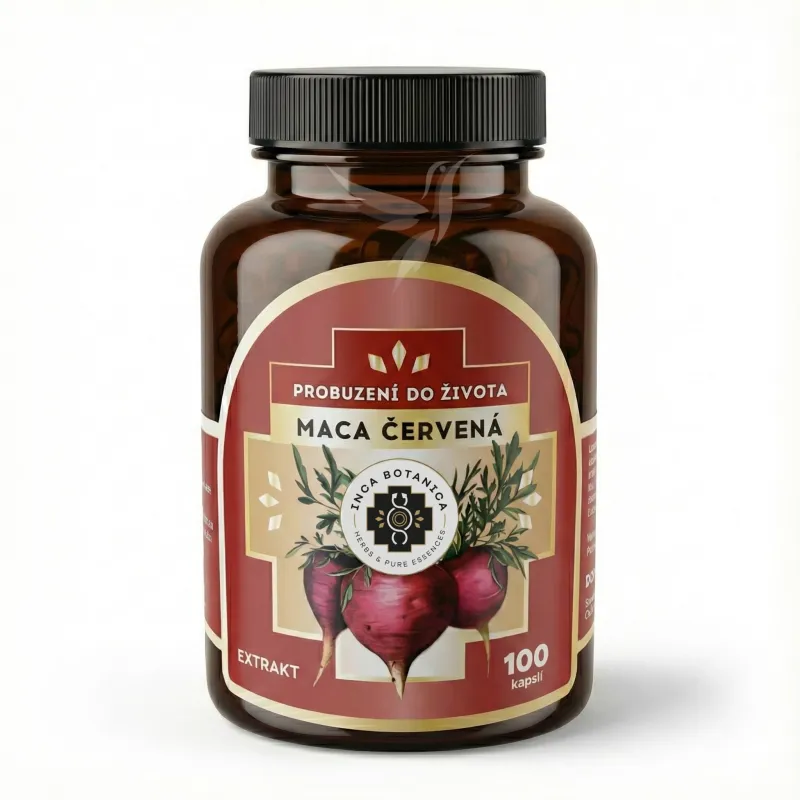 Maca červená – 100 kapsúl (lepidium meyenii)