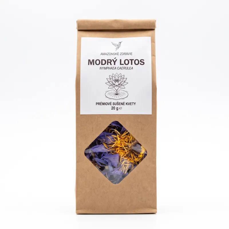 Egyptský modrý lotos – posvätný kvet intuície, rituálny & zberateľský skvost