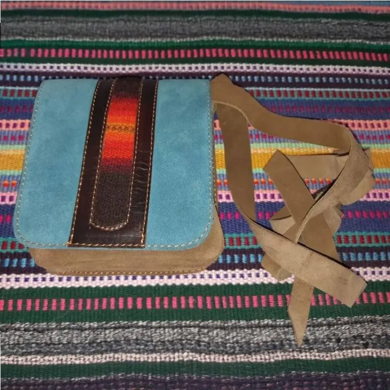 Pánska kožená crossbody taška