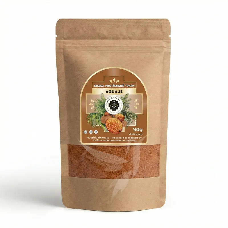 Sušené plody palmy Aguaje (aguache)