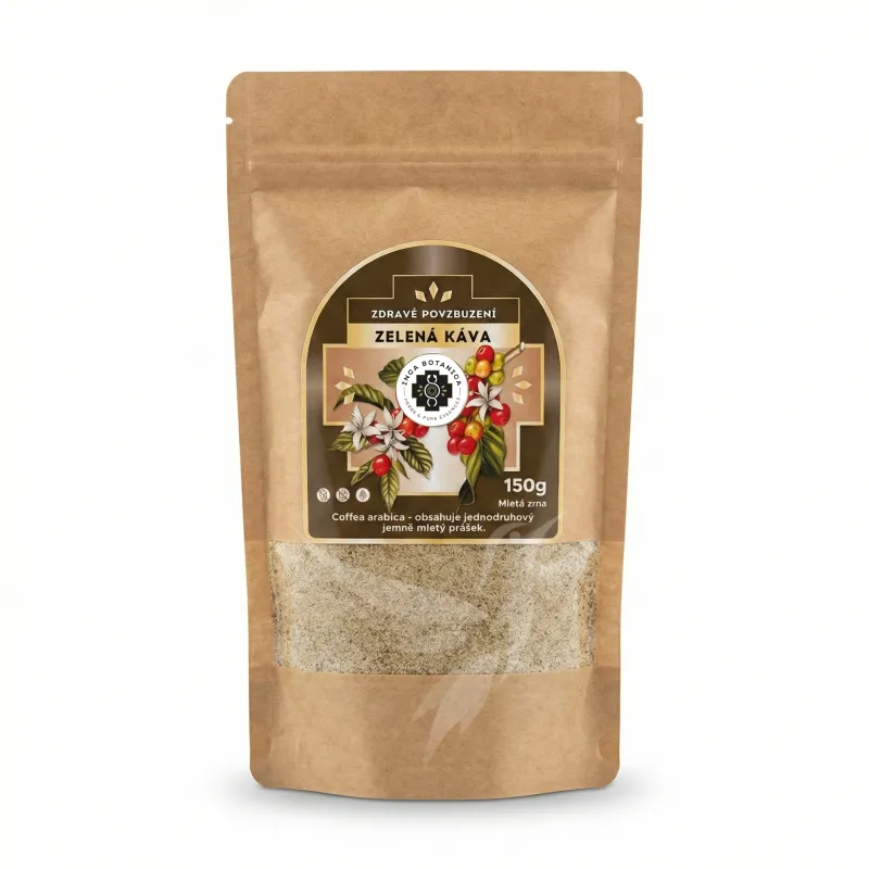 Zelená káva – nepražené kávové zrná Arabica