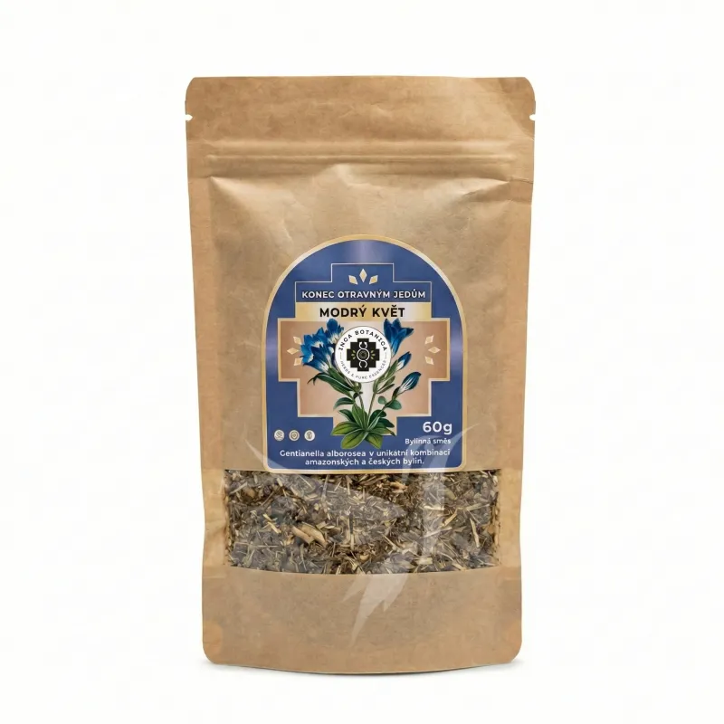 Modrý kvet - pre silnú detoxikáciu