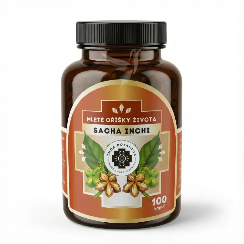 Oriešky Sacha Inchi - mleté plody v kapsulách