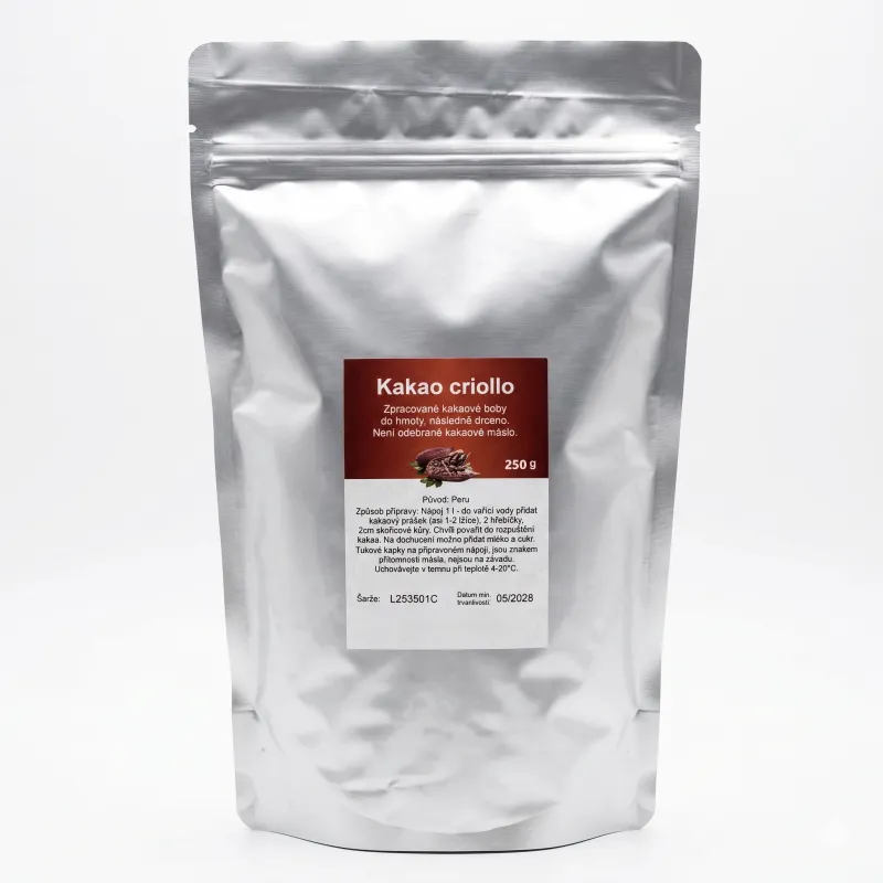 Kakao Criollo – kúsky 250g
