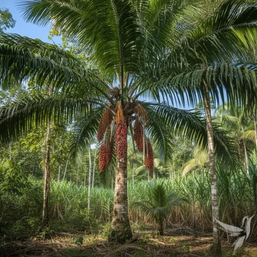Sušené plody palmy Aguaje (aguache)
