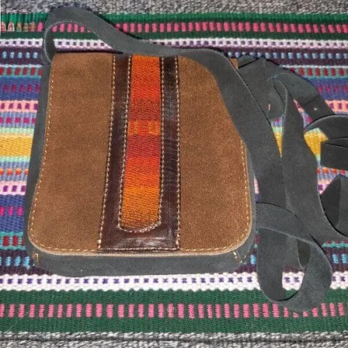 Pánska kožená crossbody taška