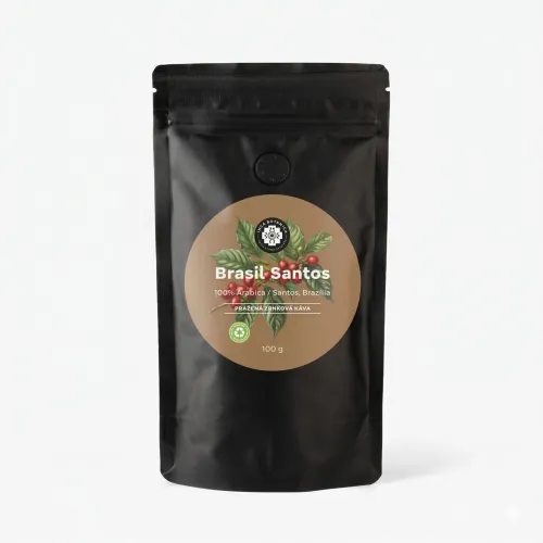 Brazília Santos NY 2 – 100 % Arabica (zrno, 100 g)