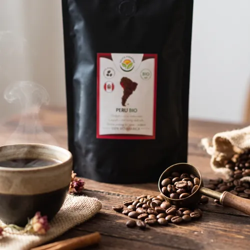 Peru Organic BIO Arabica 250 g – Zrnková káva z peruánskych Ánd