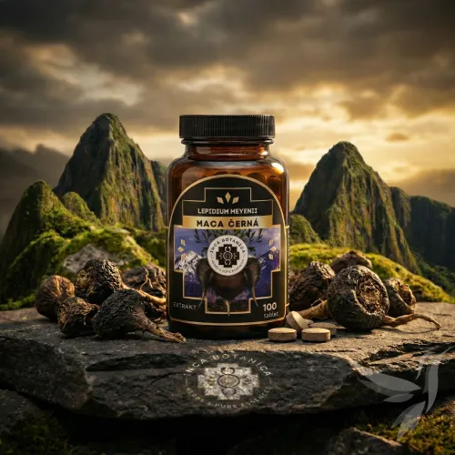 Maca čierna tablety - extrakt pre energiu a vitalitu