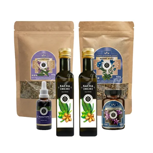 Inca Botanica Komplexná detoxikačná bylinná kúra (Enterosgel, Hercampuri, Manayupa) 2 mesiace