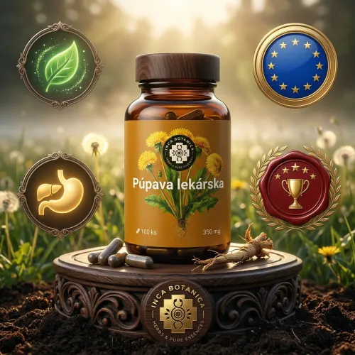 Púpava lekárska v kapsulách (100 ks)