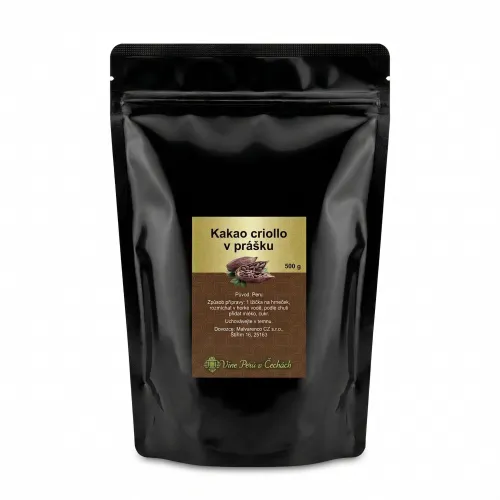 Kakao Criollo 500g – Prémiový kakaový prášok z Peru