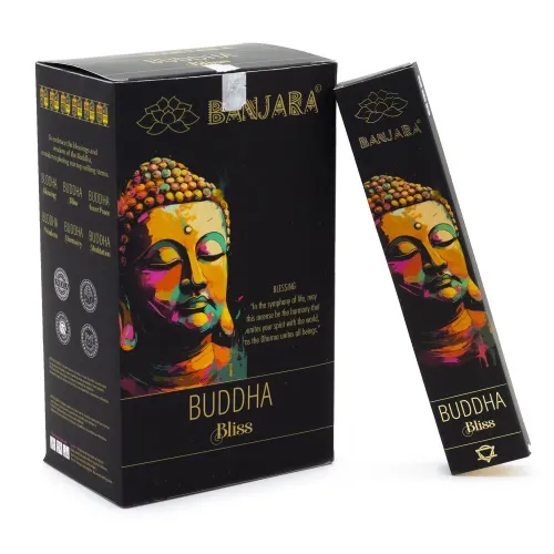 Banjara Natural Incense: Prírodné vonné tyčinky – Buddha Bliss (15 g)