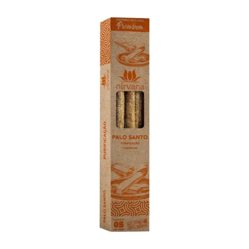 Nirvana Premium: Prírodné rituálne vonné tyčinky – Palo Santo (5 ks)