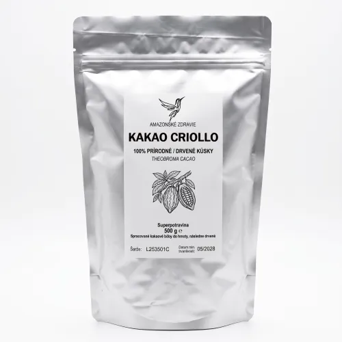Kakao Criollo – kúsky 500g