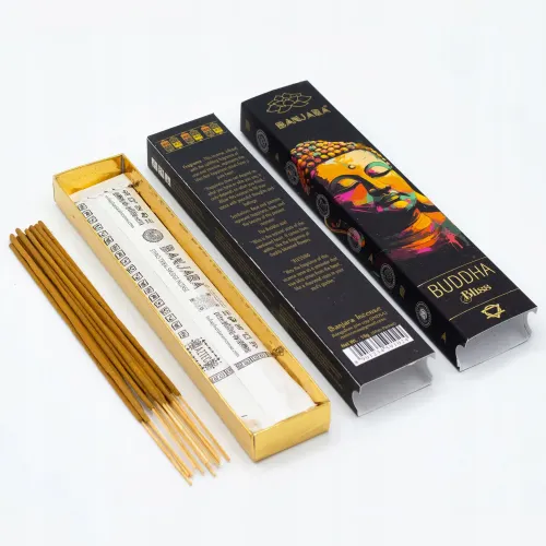 Banjara Natural Incense: Prírodné vonné tyčinky – Buddha Bliss (15 g)