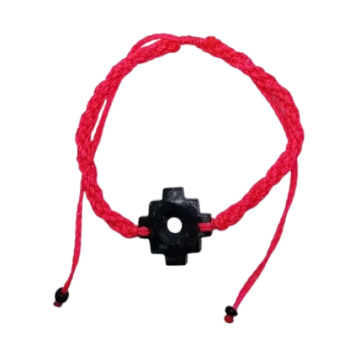 Andský kríž - náramok - ružový