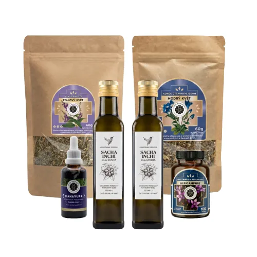 Inca Botanica Komplexná detoxikačná bylinná kúra (Enterosgel, Hercampuri, Manayupa) 2 mesiace