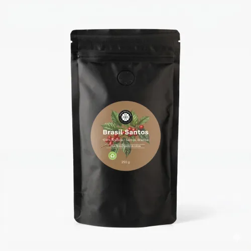 Brazília Santos NY 2 – 100 % Arabica (zrno, 250g)