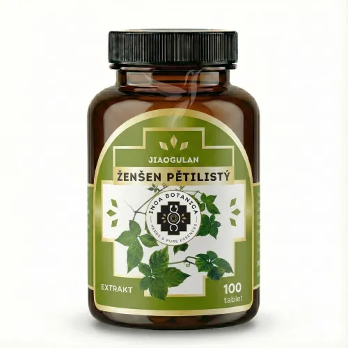 Ženšen päťlistý – Jiaogulan extrakt v tabletách