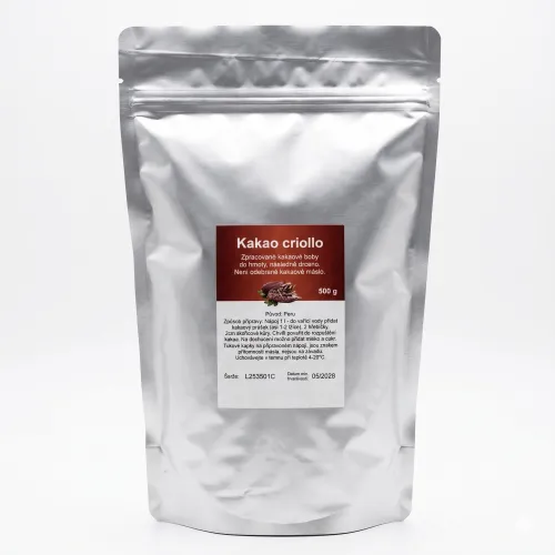 Kakao Criollo – kúsky 500g