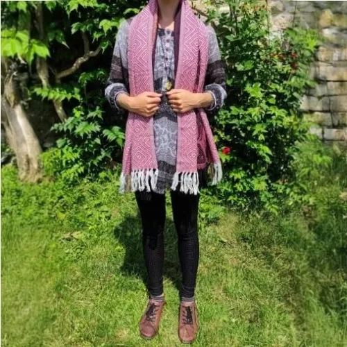 Šál z lamej vlny Baby Alpaca