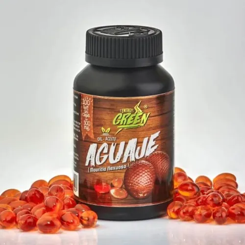 Olej z aguaje v softgelových tobolkách
