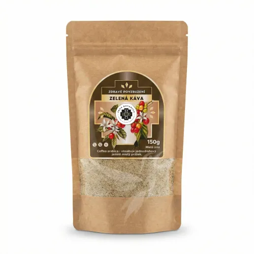 Zelená káva – nepražené kávové zrná Arabica