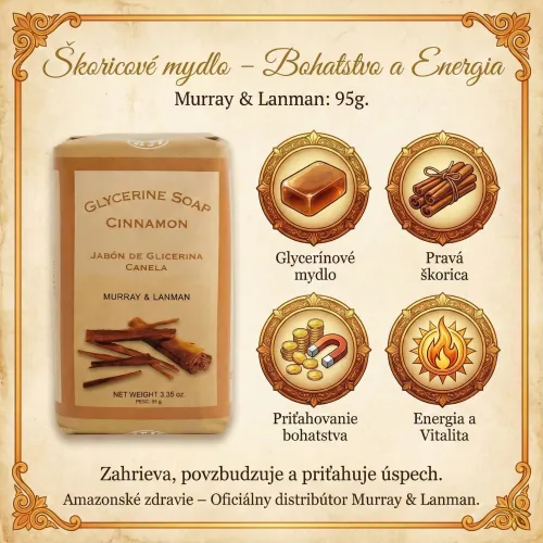 Murray & Lanman mydlo škorica 95g