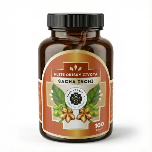 Oriešky Sacha Inchi - mleté plody v kapsulách