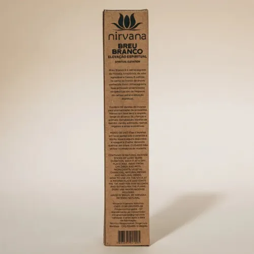 Nirvana Premium: Prírodné rituálne vonné tyčinky – Breu Branco / White Breu (5 ks)