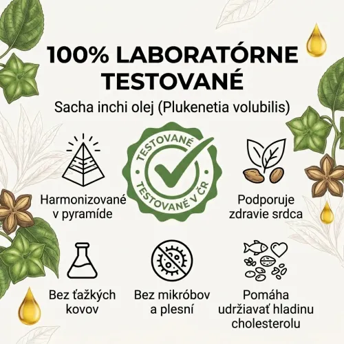 Sacha Inchi olej 250 ml – 100% prírodný peruánsky olej života