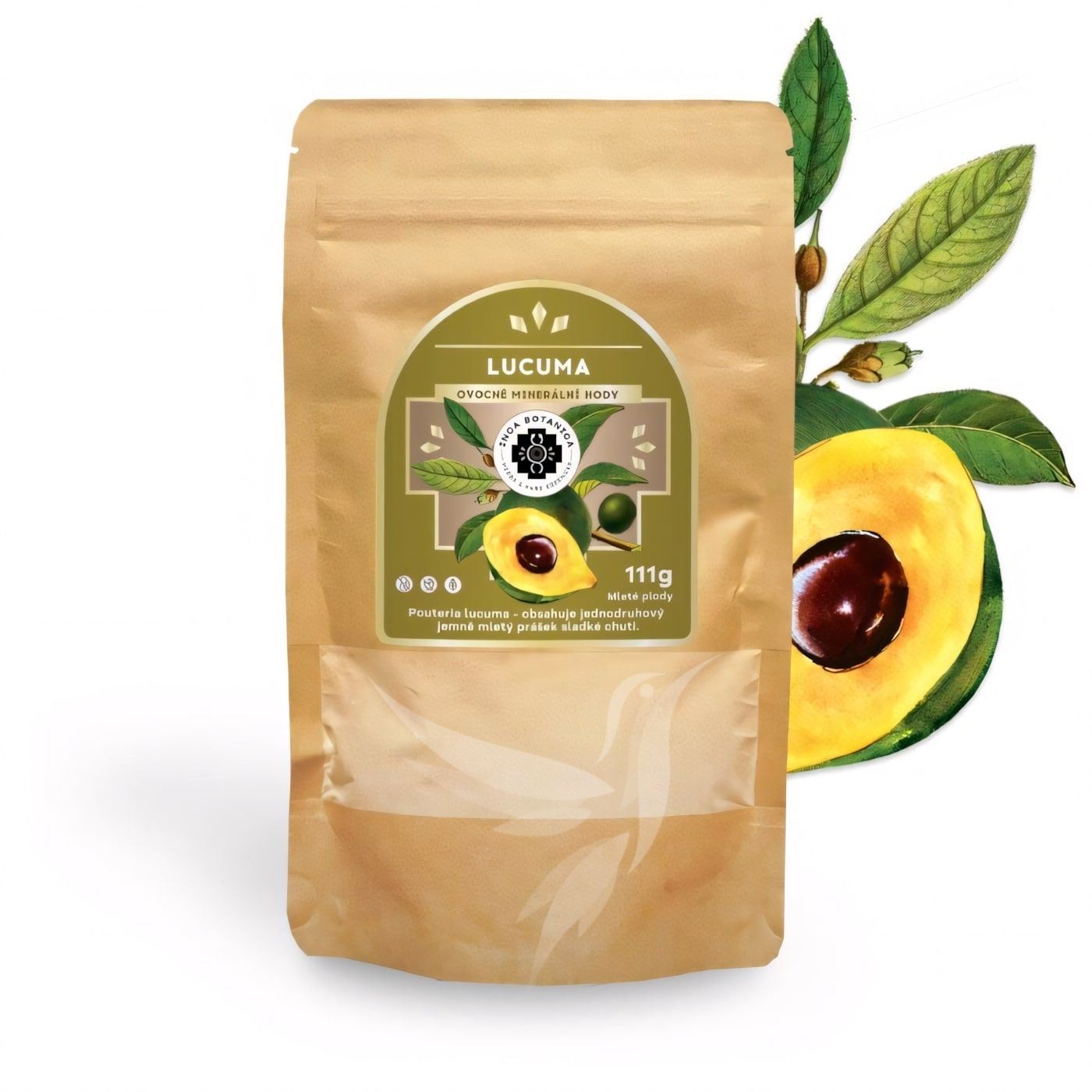 Lucuma prášok 111 g - Inca Botanica
