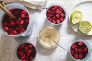 Recept na teplý nápoj Chica Morada z fialovej kukurice 